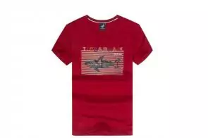 shark hommes t-shirt polo shirt summer simple loose half sleeve red